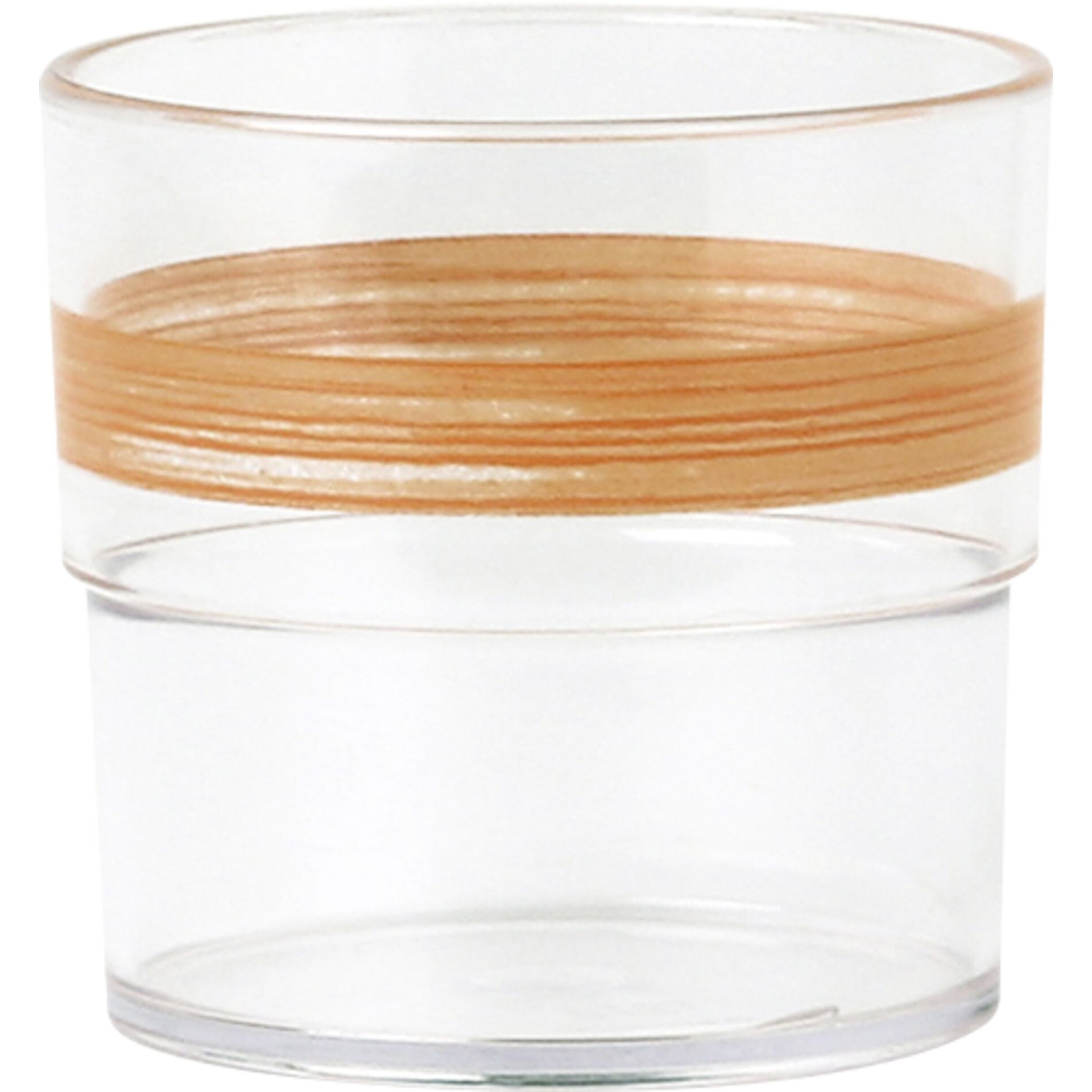 Trinkbecher "Colour" 0,23L SAN klar/orange